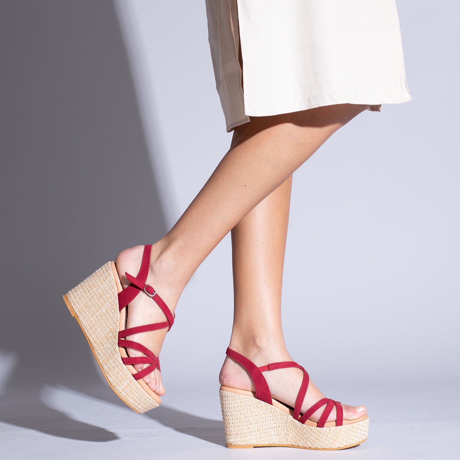 Mykonos Closed Toe Espadrille Wedge